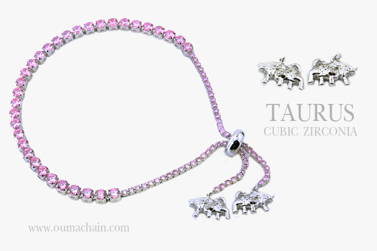 OUMACHAIN 925純銀12星座手鍊-金牛座TAURUS
