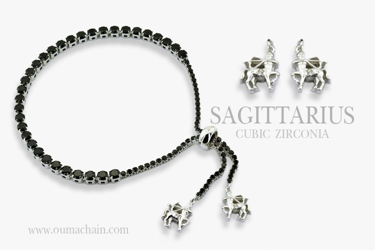OUMACHAIN 925純銀12星座手鍊-射手座SAGITTARIUS