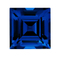 人造藍寶石 正方形 SQ 藍#35
