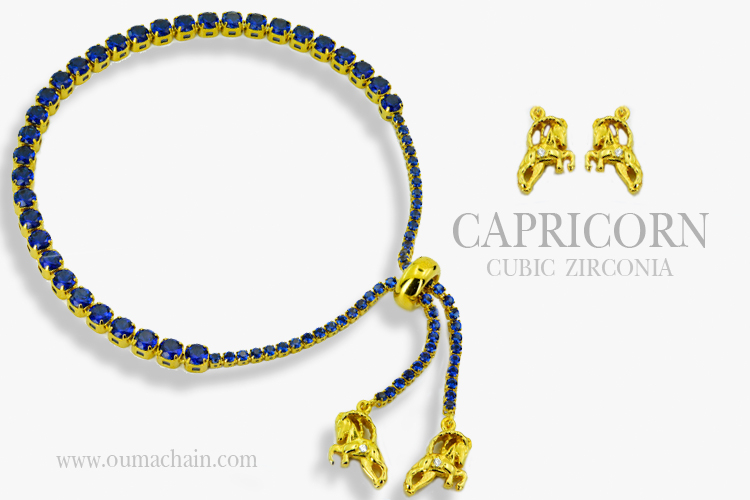 OUMACHAIN 925純銀12星座手鍊-魔羯座CAPRICORN 
